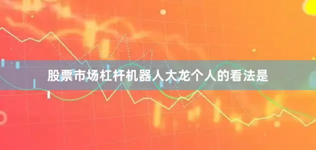 股票市场杠杆机器人大龙个人的看法是